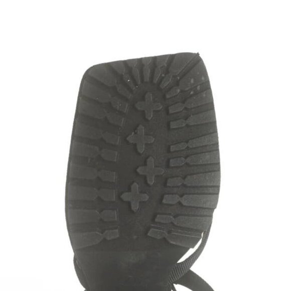 WIld Diva Black Thong Flip Flop Inspired Adjustable Strap Heel Size 10 NWT - Picture 7 of 9